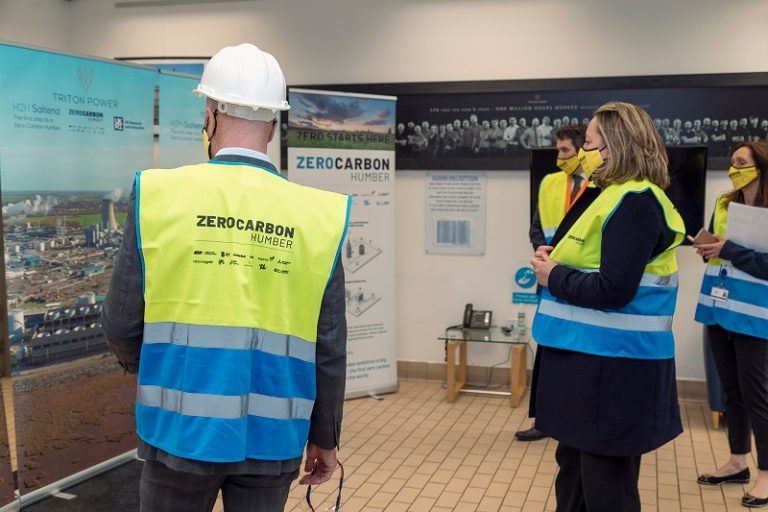 ENERGY MINISTER VISITS H2H SALTEND PROJECT TO VIEW PLANS FOR THE UK’S LARGEST INDUSTRIAL DECARBONISATION PROJECT SERVING THE HUMBER AND TEESSIDE
