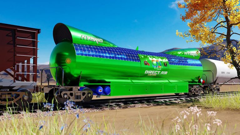New trains clean air of CO2