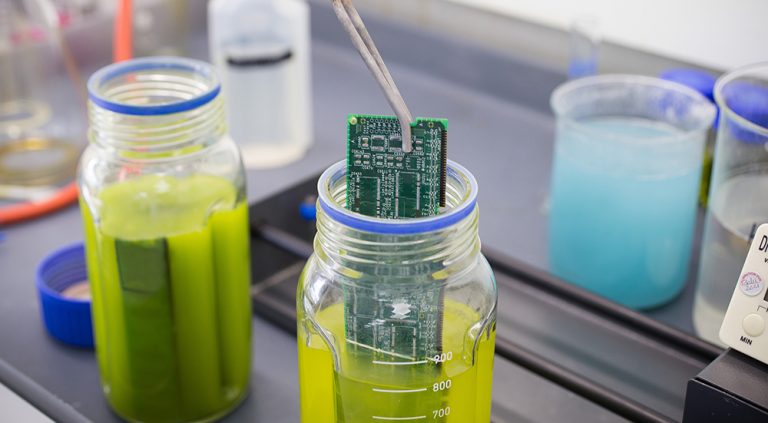 Precious metals recycled from military devices